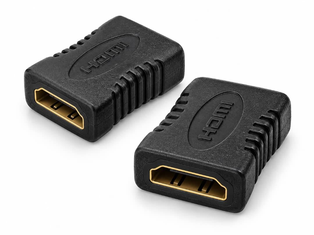 وصلة تحويل وتمديد كابل HDMI مزدوجة
