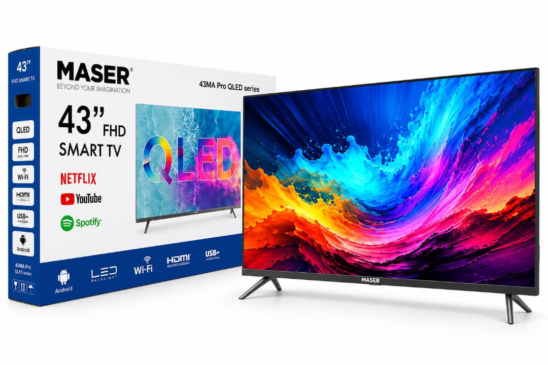 شاشة ماسر  ذكي  43 بوصة QLED 